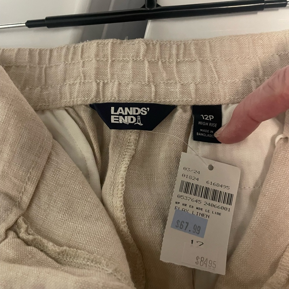 Lands' End Linen Pants